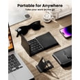thumbnail image 4 of Teclado plegable ProtoArc XK01 TP Bluetooth 5.1 Negro, 4 of 9