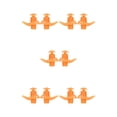thumbnail image 3 of Inteprter 1 par de tapones para los oídos de natación, tapones para los oídos de silicona reutilizables, diseño ergonómico, cómodos No.2 5piezas, 3 of 6