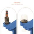 thumbnail image 3 of ACEGOSES 1 Pcs Outdoor Patio Adirondack Chair with Cup-holder for Garden, Lawn Yard and Beach, Navy Blue, 3 of 9