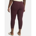 thumbnail image 4 of Terra & Sky Women's Plus Size Capri Ladder Leggings, 22" Inseam, Sizes 0X-5X, 4 of 5