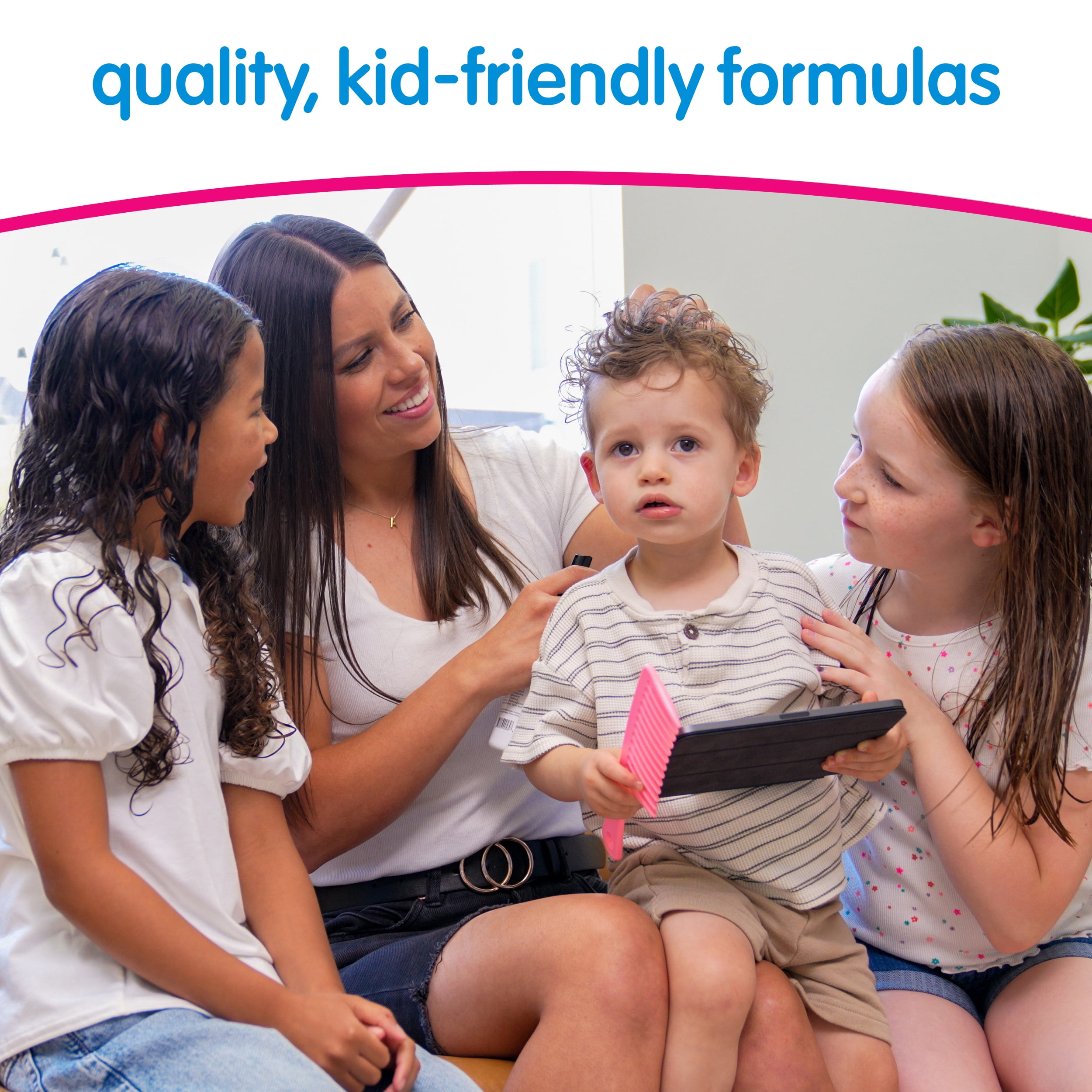 SoCozy Kids Curl Leave In Conditioner + Therapy Spray for Soft, Shiny Hair, 10.5 Fl Oz