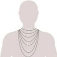 thumbnail image 4 of Solid 14K Yellow Gold Flat Mariner Link Curb Chain Necklace, 7" To 30" Inch, 1.2mm To 6.3mm Wide, 4 of 4