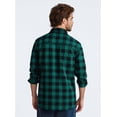 thumbnail image 2 of sogami Men's Big & Tall Flannel Shirt Warm Oversized Long Sleeve Button Down Shirt Loose Fit Casual Plaid Shirt for Fall Winter, 2 of 3
