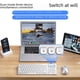 thumbnail image 1 of Teclado inalámbrico Bluetooth de 2,4 g con modo dual para negocios, con teclado para tableta y portátil, 1 of 3
