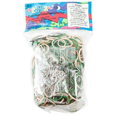 Rainbow Loom CAMO Rubber Bands Refill Pack [600 ct]