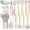 Khaki, variant on Umite Chef Kitchen Cooking Utensils Set, 33 pcs Non-Stick Silicone Cooking Kitchen Utensils Spatula Set with Holder, Wooden Handle Silicone Kitchen Gadgets Utensil Set (Khaki)
