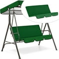 thumbnail image 3 of Housse de Siège de Remplacement pour Chaise Balançoire de Jardin, Protection de Siège de Hamac de Patio, Housses de Protection pour Siège de Balançoire d'Extérieur Résistant à l'Eau Vert Foncé, 3 of 8