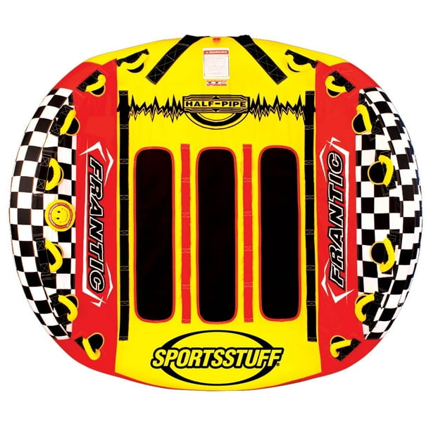 SPORTSSTUFF 532160 Half Pipe Frantic Triple Rider Towable Inflatable Water Tube
