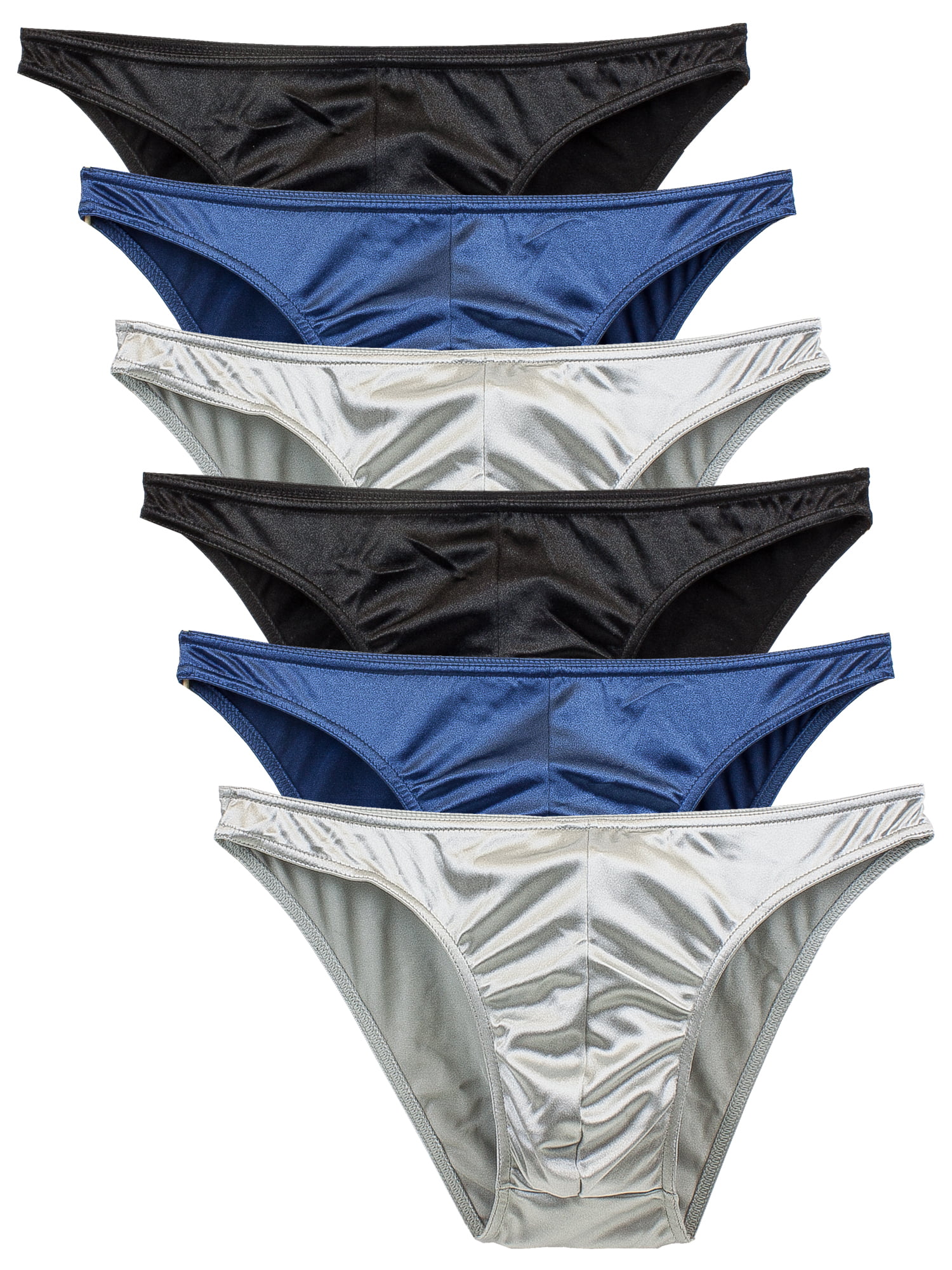 Men Ruffle Briefs Underpants Faux Silk Satin Beach Bikini Swimwear Knickers New