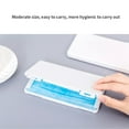 thumbnail image 4 of Portable Mask Storage Box Dustproof Disposable Face Cover Organizer Outdoor Plastic Mask Container Tool, 4 of 6