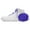Purple/White Text, variant on Proof Culture | Compatible with Jordan 1-8 Laces | Off White "SHOELACES" Shoe Laces Replacement for Jordan Laces and Air Force Laces - Sky Blue Black Text 63" inches (160 cm)