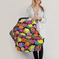 thumbnail image 3 of Haiem Hawaiian Style Baby Nursing Cover & Nursing Poncho - Multi Use Cover for Baby Car Seat Canopy, Stroller Cover, 360°Full Privacy Breastfeeding Coverage, 3 of 9