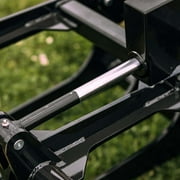 Titan Attachments Mini Skid Steer Root Grapple، بعرض 42 لتطهير الأراضي وإزالة الحطام