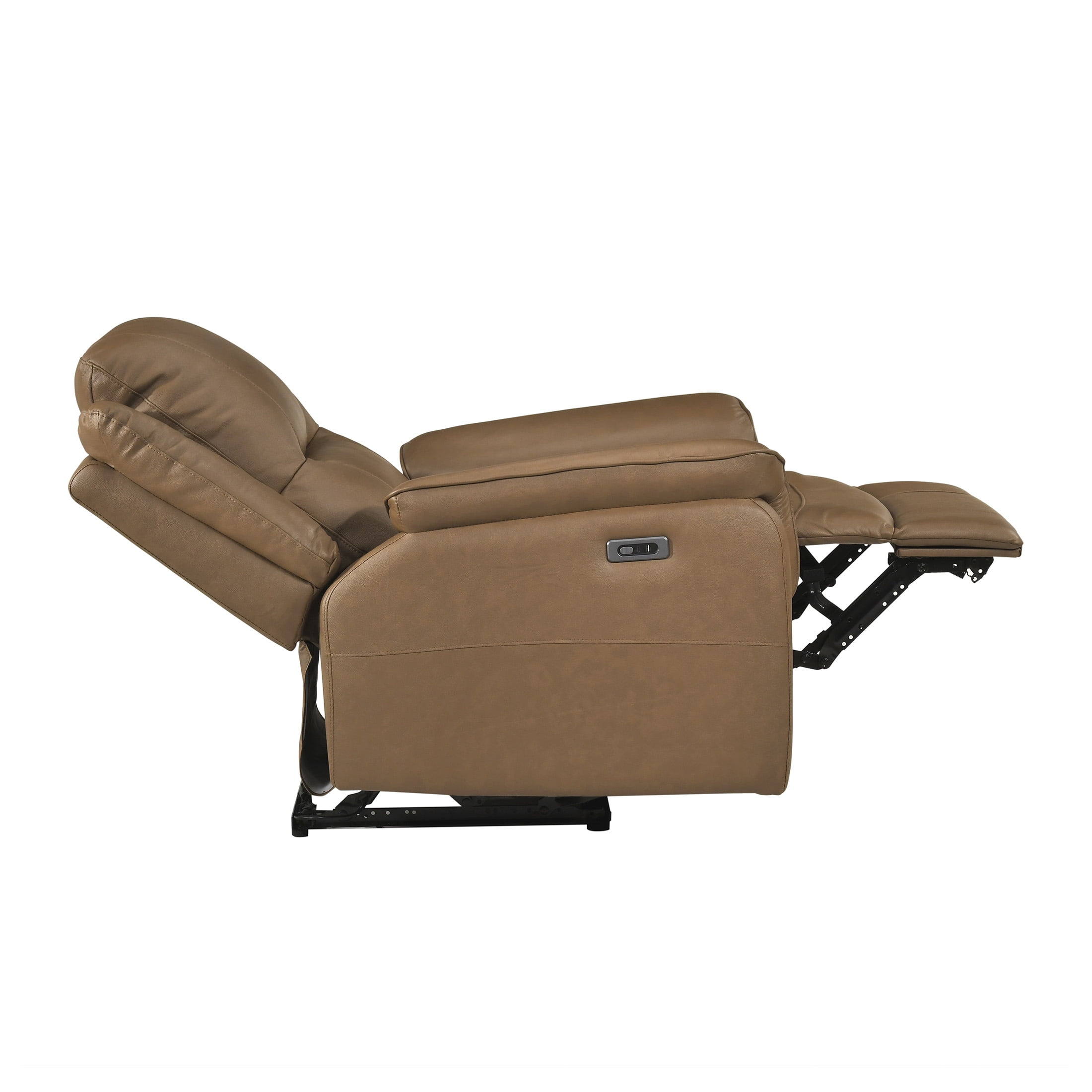 OakvillePark Monterra Leather Match Power Reclining Chair, Brown