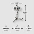 thumbnail image 3 of Master Electrician 10,000 Lumens LED Tripod Work Light with 6 Foot Cord, 3 of 6