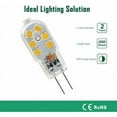thumbnail image 4 of G4 Led Bulbs, Non-Dimmable Halogen Bulb Replacement, Aluminum Heat Dissipation Panel Inside Ensures Energy-Saving Performance And Long Lifespan, 360 Degrees Beam Angle, Pack Of 10, 4 of 5