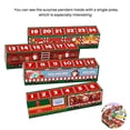 thumbnail image 2 of Colgantes Navideños Con Patrón De Tren De Cuerda Colgante Caja Ciega Cuenta Atrás De Navidad 24 Días Juego De Colgantes Para El Árbol De Navidad Del Hogar 24 Uds Methold HA022415-00, 2 of 7