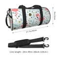 thumbnail image 4 of Bingfone Cute Flamingo Print Gym Duffle Backpack for Men Women,Travel Weekender Carry-On Bags with Detachable Back Pack Straps for Traveling Overnight Climb Sports, 4 of 8