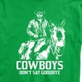 thumbnail image 3 of Yellowstone - Rip Cowboys Don't Say Goodbye - Men's Short Sleeve Graphic T-Shirt, 3 of 6
