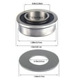 thumbnail image 3 of Front Wheel Conversion Kits from Bushing to Bearing for Enhanced Lawnmower Performances 9040H 532009040 532124959 91334, 3 of 8