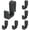 Black*5, variant on S Hooks for Hanging on Wire Shelves,S Shaped Hanging Hooks Hangers Snap On,Small Plastic Wire Rack Hook,Multi-purpose Clip-on Hooks for Kitchen Bedroom Office Store,No Drill No Damage to Wall