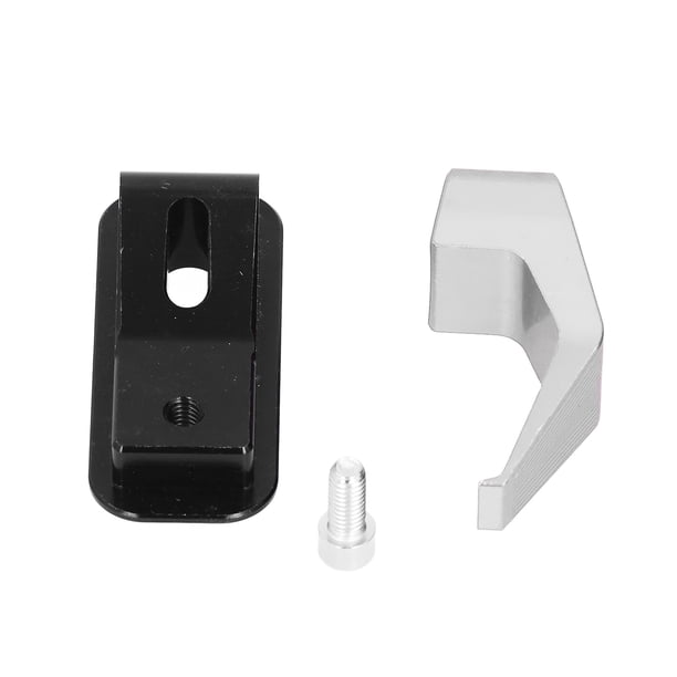 Gancho para colgar delantero de motocicleta, almacenamiento de artículos, aleación de aluminio para bicicletas eléctricas de montaña, plateado Jadeshay A