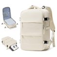 thumbnail image 1 of Mochila de viaje wepadre beige impermeable para mujer/hombre, 1 of 9