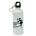 thumbnail image 1 of Mommy Off Duty White Aluminum Sports 20 oz Water Bottle, 1 of 1
