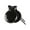 Black, variant on BJBSJSZ 2 Pack Spanish Castanets Flamenco with String Traditional Wood Hand Percussion Castanets for Adults Kids Music Instrument Spain Souvenir Gift