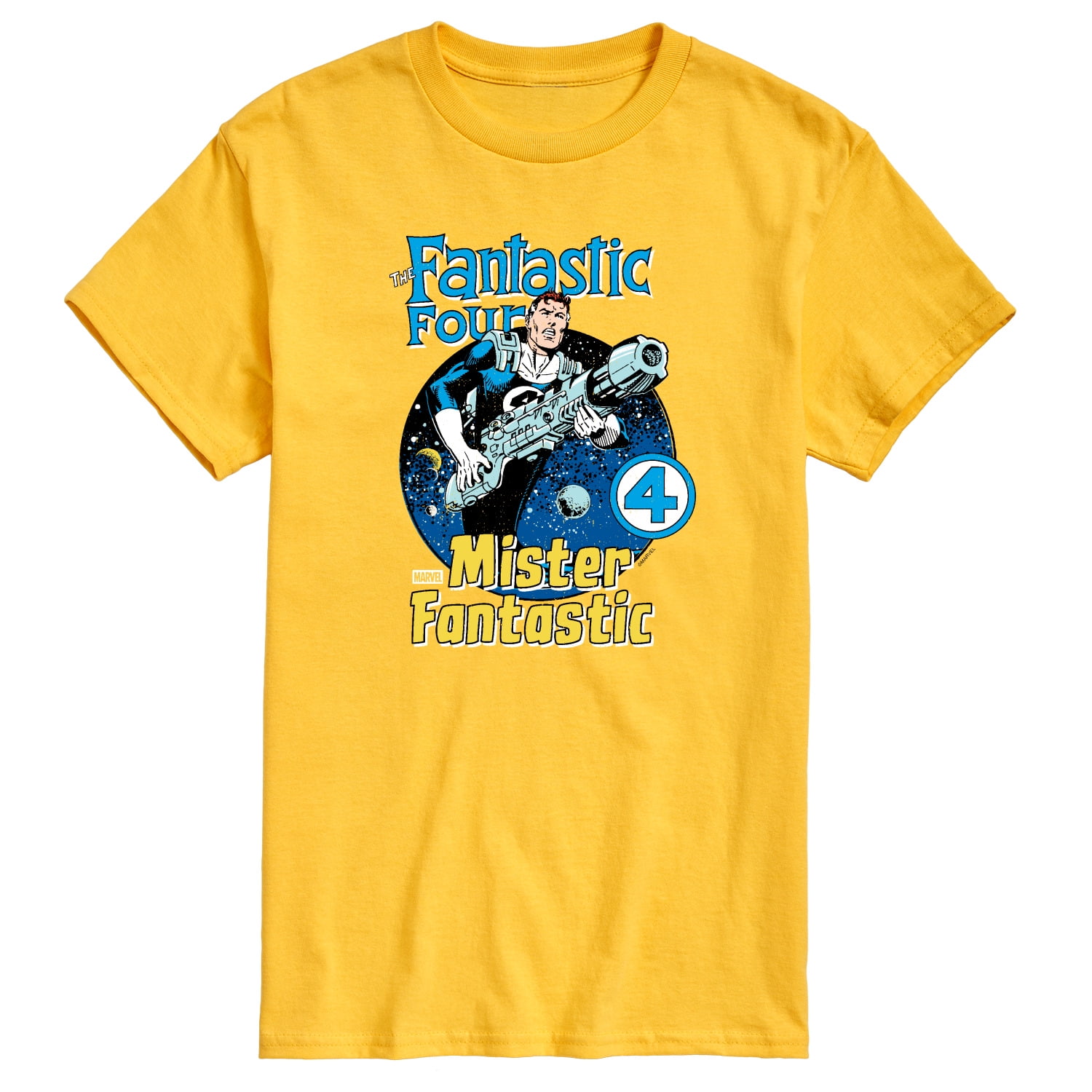 Marvel - Fantastic Four Mr Fantastic Comic Cover - Men s Short Sleeve Graphic T-Shirt