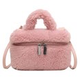 thumbnail image 1 of Bolso Tipo Cartera Informal para Mujer Bolso Hobo Elegante Con Doble Gran Capacidad (rosa), 1 of 9