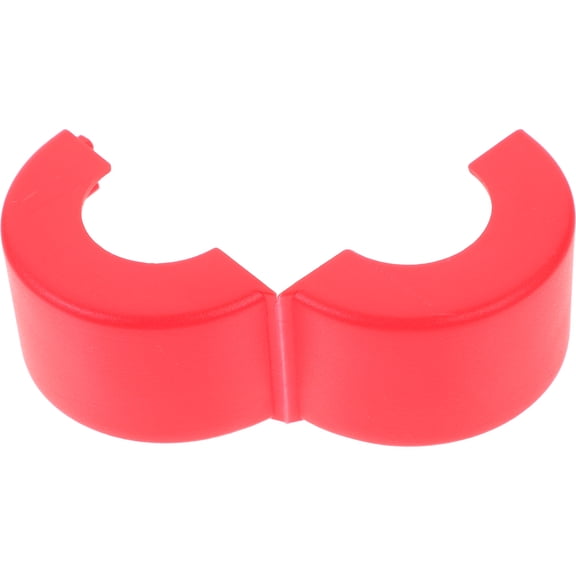 MERRYHAPY Red Plastic Faucet Handle Locking Device Knob Cover for Gate Valve Safety Travel Use