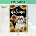 thumbnail image 4 of Sunflowers Staffordshire Bull Terrier Garden Flag Watercolor Dog Floral Spring Summer Decor Flag for Outdoor Yard Double Side 12.5X18 Inch, 4 of 5