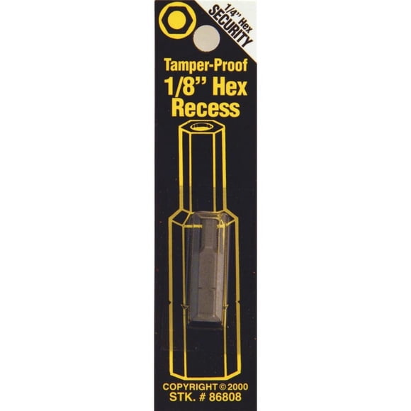 Broca para destornillador Best Way Tools, hexagonal, 1/8 x 2,5 cm, acero al carbono