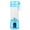 Blue, variant on Portable Blender Personal Size Blender Shakes and Smoothies Mini Juicer Cup USB Rechargeable Handheld Travel Blender Fruit Mixer 380 ML