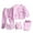 Pink, variant on SPRING PARK 5 Pcs/set Winter Newborn Baby Boy Girl Clothes Outfits Unisex Infant Solid Cotton Button Long Sleeve Tops Pants