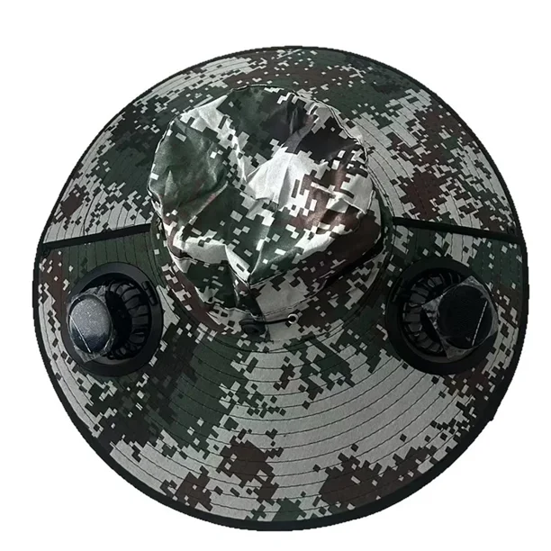 Sombrero antiultravioleta para el sol, pesca de verano al aire libre, protección solar, ventilador de aire acondicionado, sombrero de pescador, senderismo, sombrero de playa transpirable