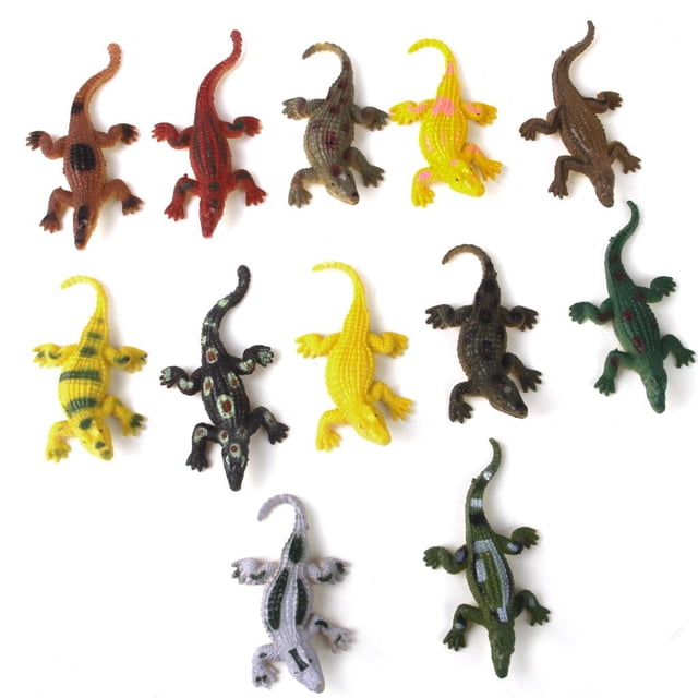 12 Piezas De Plástico Partido Goody Filler Favor De Fuente Baoblaze Modelo de cocodrilo