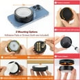 thumbnail image 4 of Onumii LED Puck Lights Battery Operated LED Under Cabinet Lighting Wireless Stick on Tap Lights with Remote Controll - 6Pack Black, 4 of 6