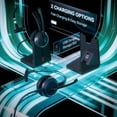 thumbnail image 4 of Auriculares inalámbricos LEVN 5.2 para call center con micrófono, color negro, 4 of 7