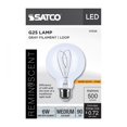 thumbnail image 2 of Satco S11528 G25 Globe LED Light Bulbs 6W 120V 2700K E26 Medium Base Dimmable (6 Pack), 2 of 13