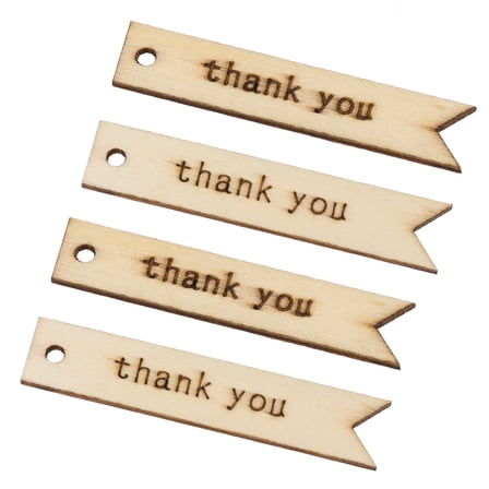 60 Pcs Mini Tag Thank You Fragile Stickers Favor Decorations