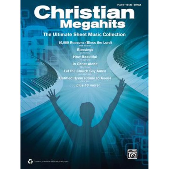 Pre-Owned Christian Megahits -- The Ultimate Sheet Music Collection: Piano/Vocal/Guitar (Paperback 9780739091098) by Alfred Music
