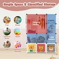 thumbnail image 6 of Costway 12-Cube Kids Wardrobe Baby Dresser Bedroom Armoire Clothes Hanging Closet with Door, 6 of 10