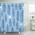 thumbnail image 1 of ZY-suttom Rideau de Douche pour Enfants Motif Forêt Petit Ours Arbres et Forêt 60x72 Pouces, 1 of 1
