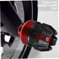 thumbnail image 3 of STRANDCHIC 2PCS Motorcycle Falling Protection Frame Sliders Aluminum Alloy Red Motorbike Accessory For Crash Protection, 3 of 8
