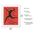 thumbnail image 2 of Mary Wigman Tanz - Modern Dance Pioneer - Vintage Dance Poster by L. F. Keller c.1921 - Fine Art Rolled Canvas Print 16in x 20in, 2 of 4