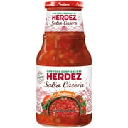 HERDEZ, Salsa Casera, Mexican Salsa, Tortilla Chip Dip, Medium, 24 oz Jar