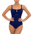 thumbnail image 6 of CHGBMOK Womens One Piece Swimsuits Sexy Front Tie Bathing Suit Tummy Control Slimming Swimsuits Spaghetti Straps Swimwear, 6 of 7