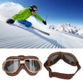 thumbnail image 4 of Gafas protectoras para aventuras en moto y ciclismo Gafas de moto marrones, 4 of 8